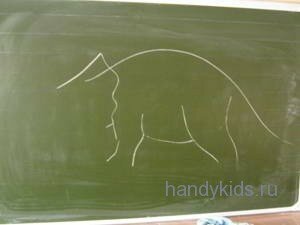  как рисовать динозавров