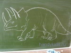 Трицератопс-рисунок