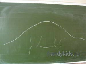 Как нарисовать стегозавра