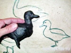 Лепим утку поэтапно