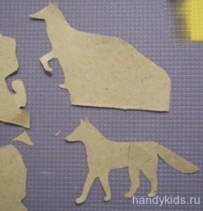  Как вырезать волка и лису 