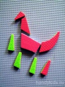 Игрушка из туристического коврика