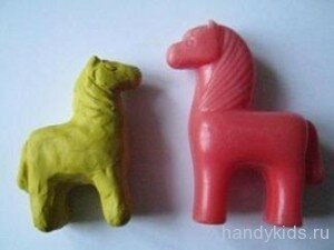  Поэтапная лепка лошадки
