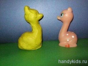  Лепка игрушек из пластилина.