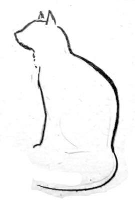 Рисуем кошку 3
