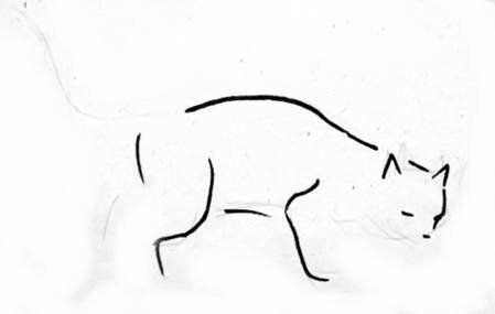 Рисуем кошку 1