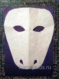 Выкройка для маски травоядного животного