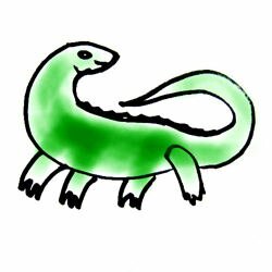 Рисунок Ящерица