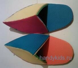Шлёпанцы из изолона