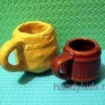 Кружечка,слепленная по образцу