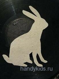  Силуэт зайца