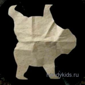Выкройка модели бурого медведя