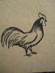 Рисунок-петух