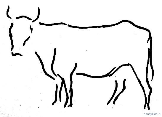 Рисунок корова