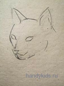  Рисуем кошку