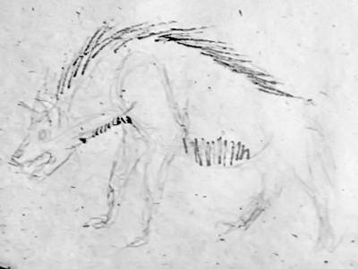 Рисунок гиена 1