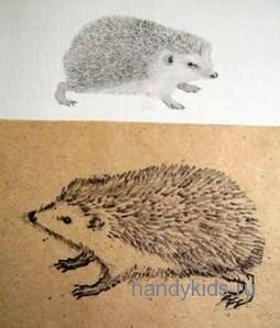 Картинка ёж