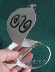 Змея из бумаги