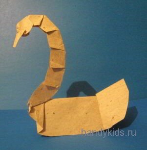  Сделаем лебедя