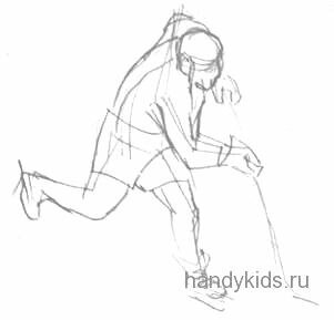 Хоккеист рисунок 49