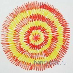 Штриховка Солнце