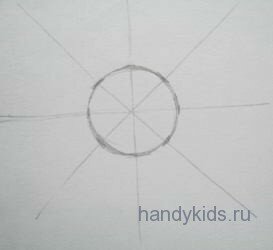 Как от руки начертить ровный круг.