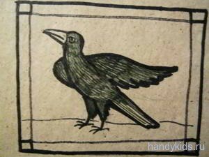 Рисунок птица