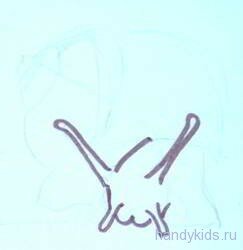 Рисуем голову улитки