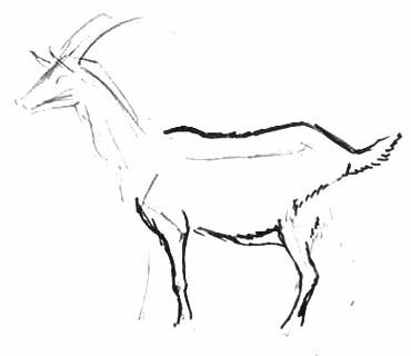 Рисуем козу