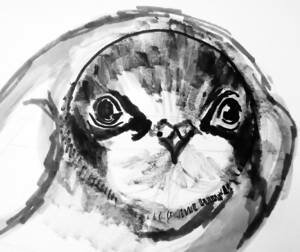 Рисунок голова стрижа