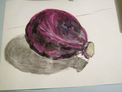 Рисунок капуста