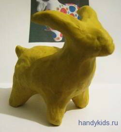 Лепка:дымковский козёл