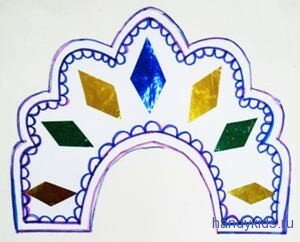 Аппликация Кокошник