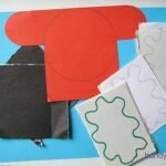 Аппликация Божья Коровка из цветной бумаги