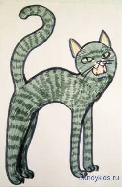 Раскраска Кот