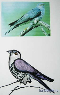Рисунок кукушка