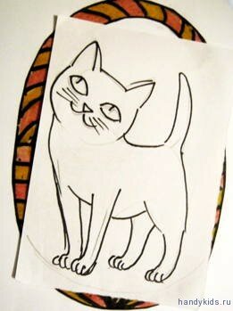 Как нарисовать котика