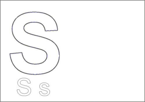 Letter S