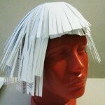 Парик из бумаги
