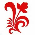 Аппликация Хохлома — работа с калькой