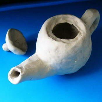 Чайник из пластилина