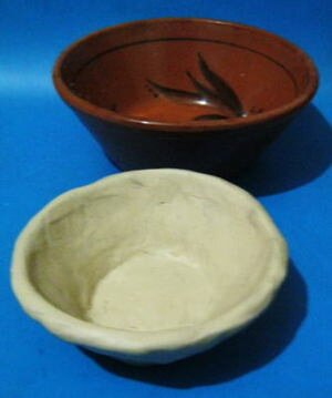 Миска из пластилина