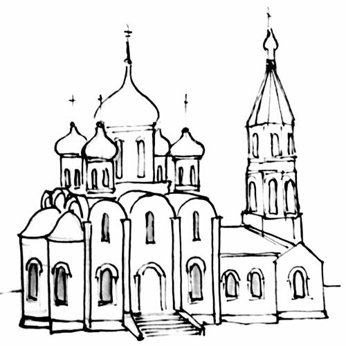 Рисунок церковь